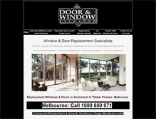 Tablet Screenshot of doorandwindowexchange.com.au